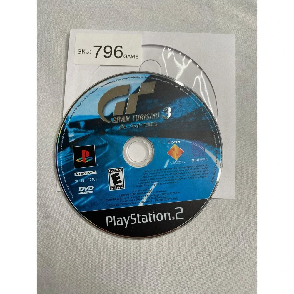Gran Turismo 3 A-spec Sony PlayStation 2